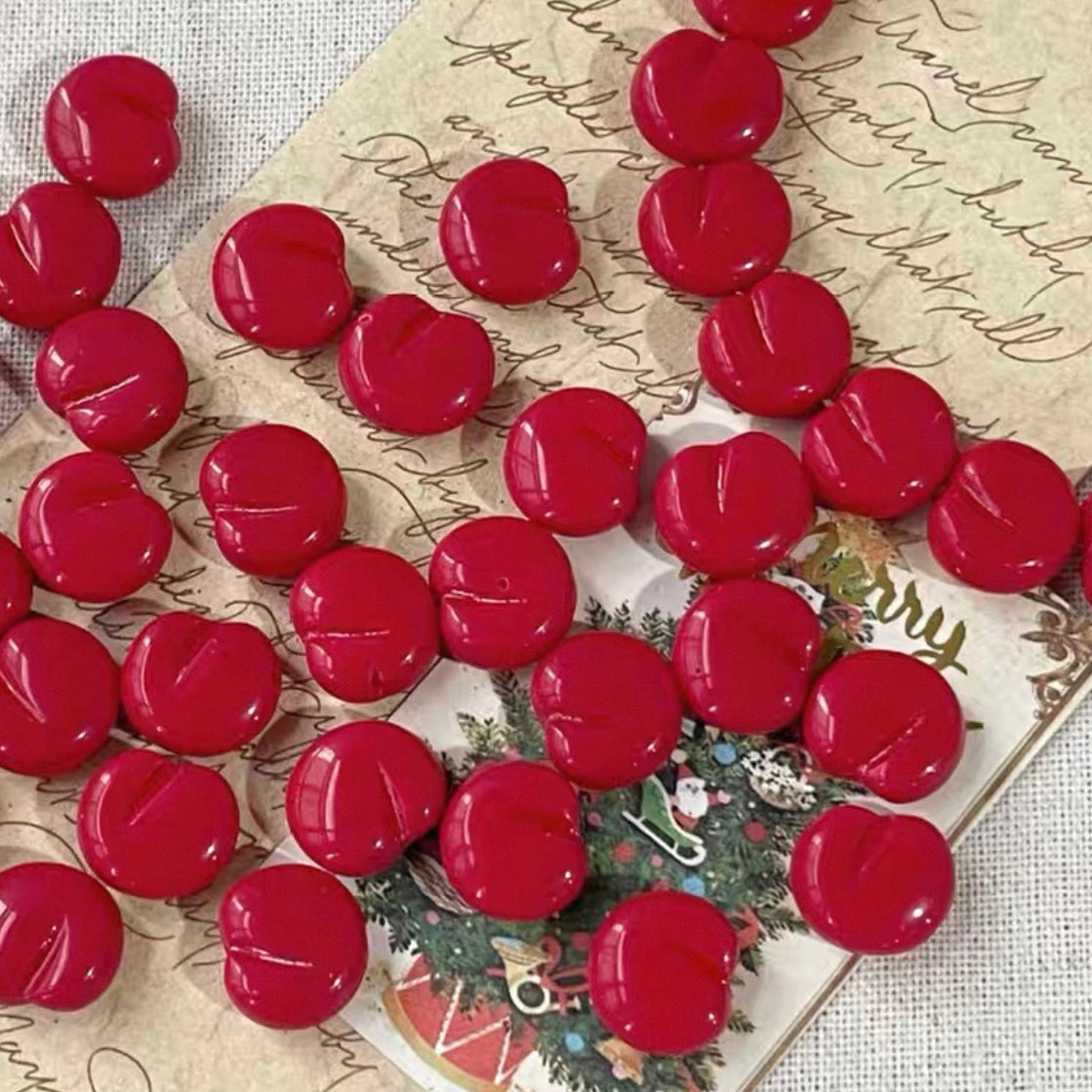 Christmas Czech Beads