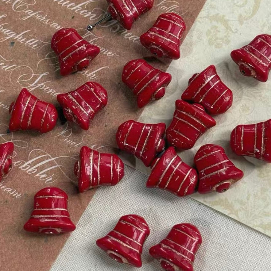 Red Vintage Czech Beads