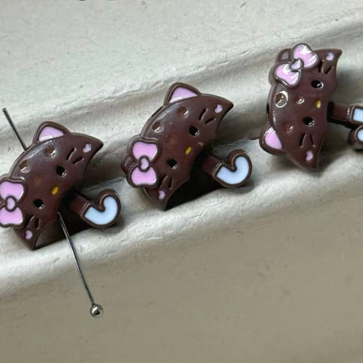 HK Cute Alloy Enamel Handmade Beads