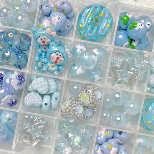 Acrylic Heavy-Duty Hand-Painted Beads