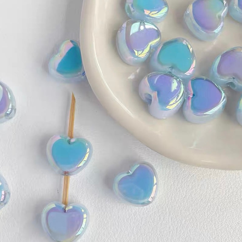Acrylic Heavy-Duty Hand-Painted Beads