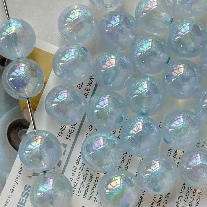Acrylic Heavy-Duty Hand-Painted Beads