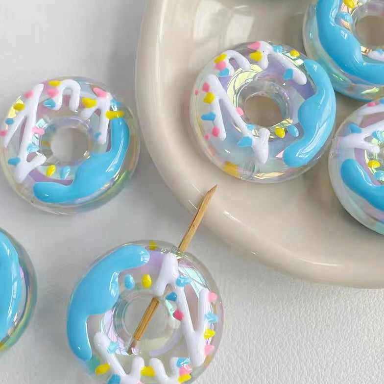 Acrylic Heavy-Duty Hand-Painted Beads