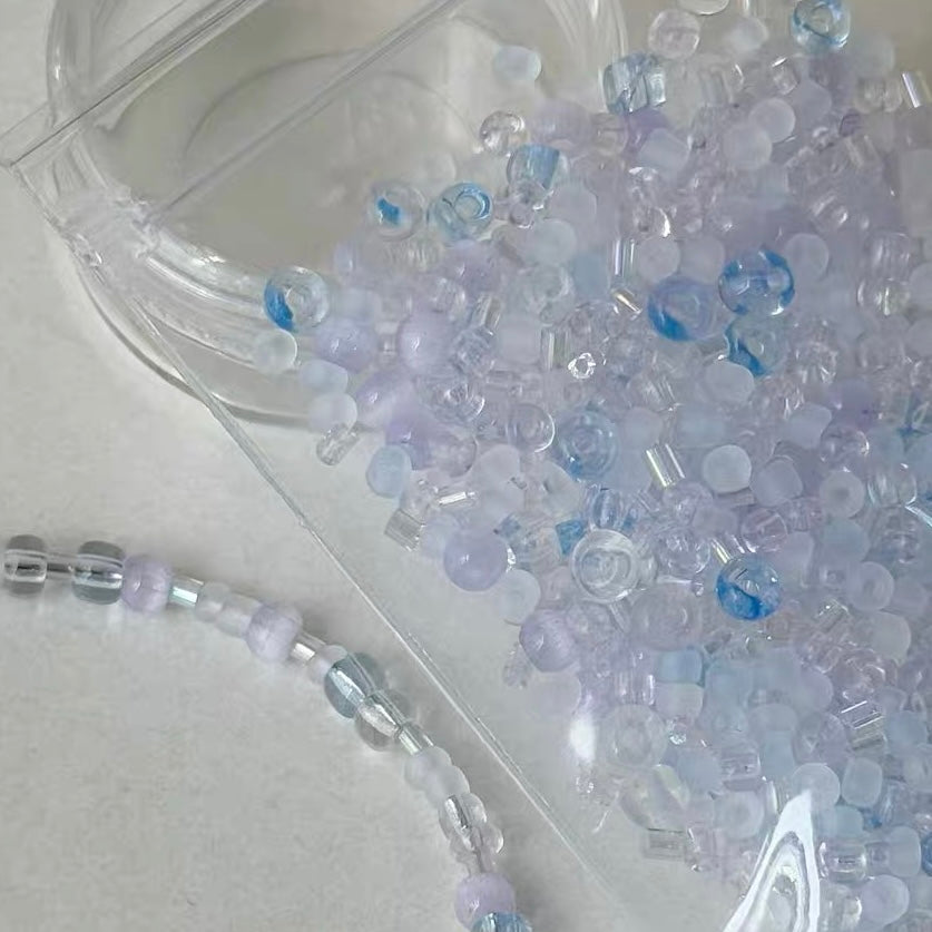 Cat's Eye Mixed-color Rice Beads