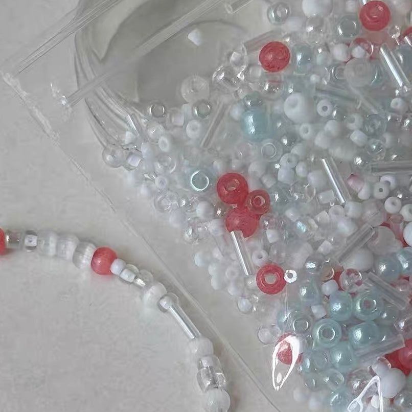 Cat's Eye Mixed-color Rice Beads