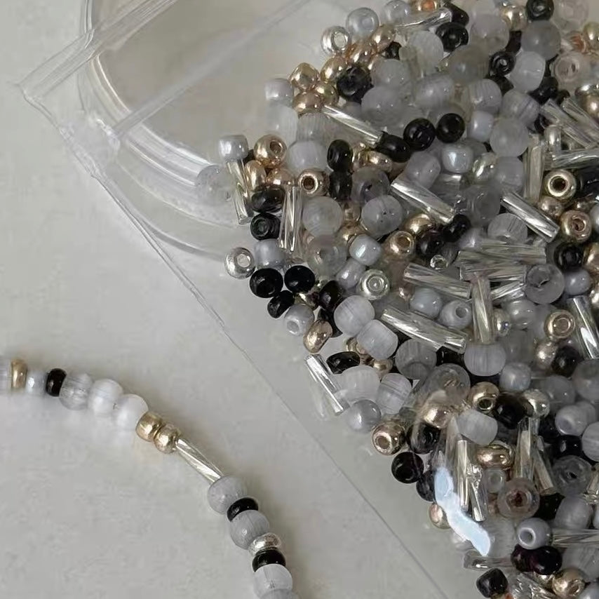 Cat's Eye Mixed-color Rice Beads