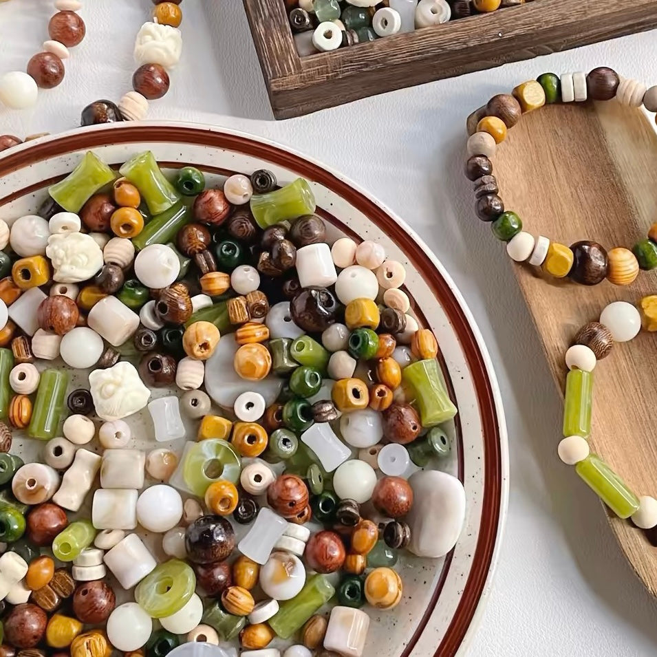 Mixed Wooden & Glass Beads Blind Box