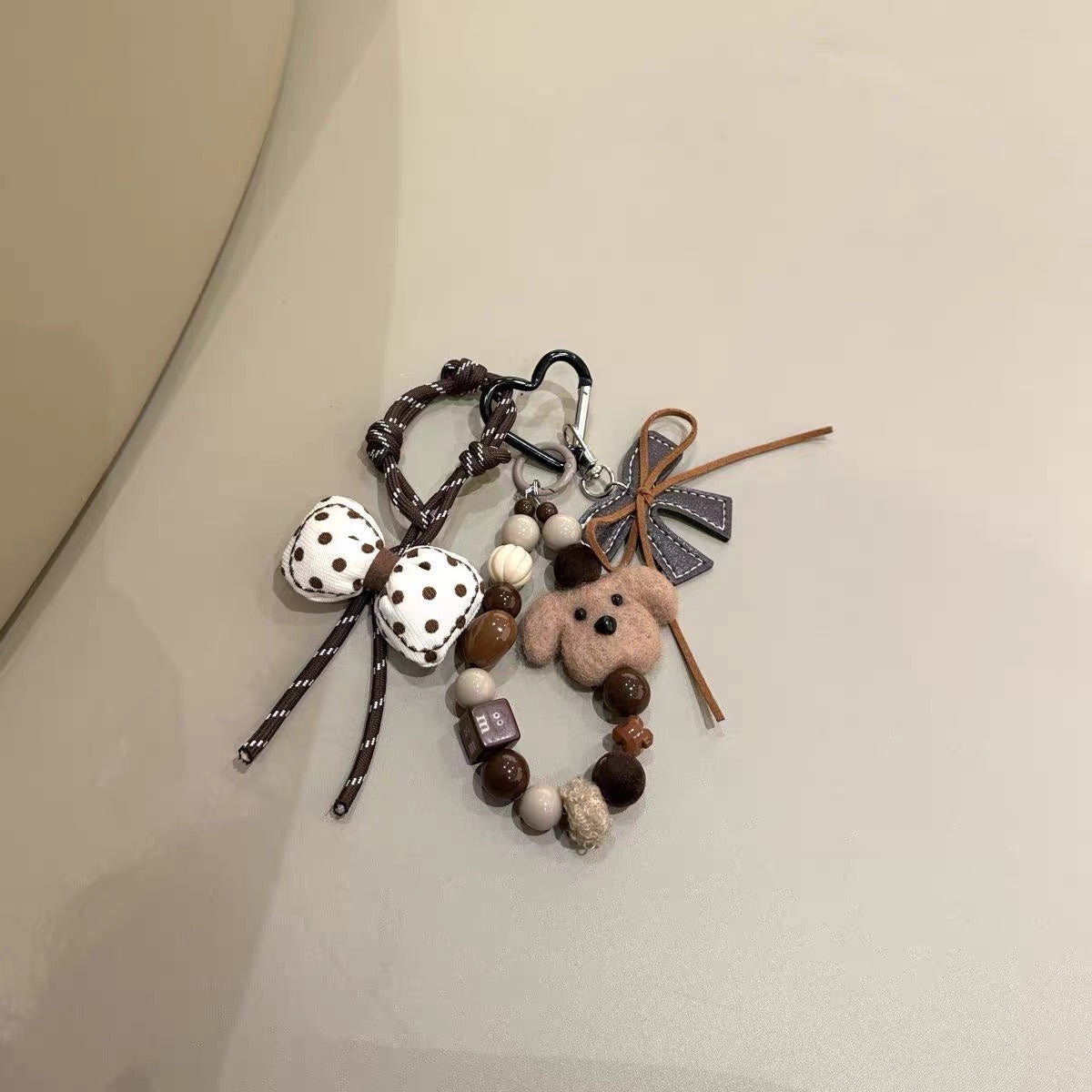 Puppy Bow Bag Charm & Phone Chain