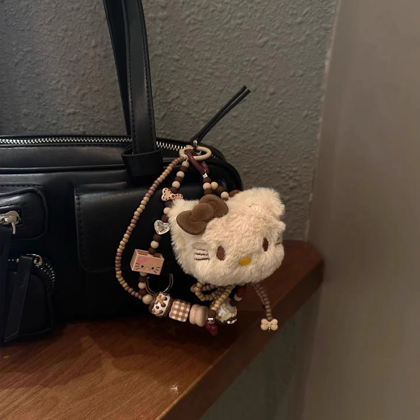 Plush HK Handmade Beaded Bag Charm & Phone Chain