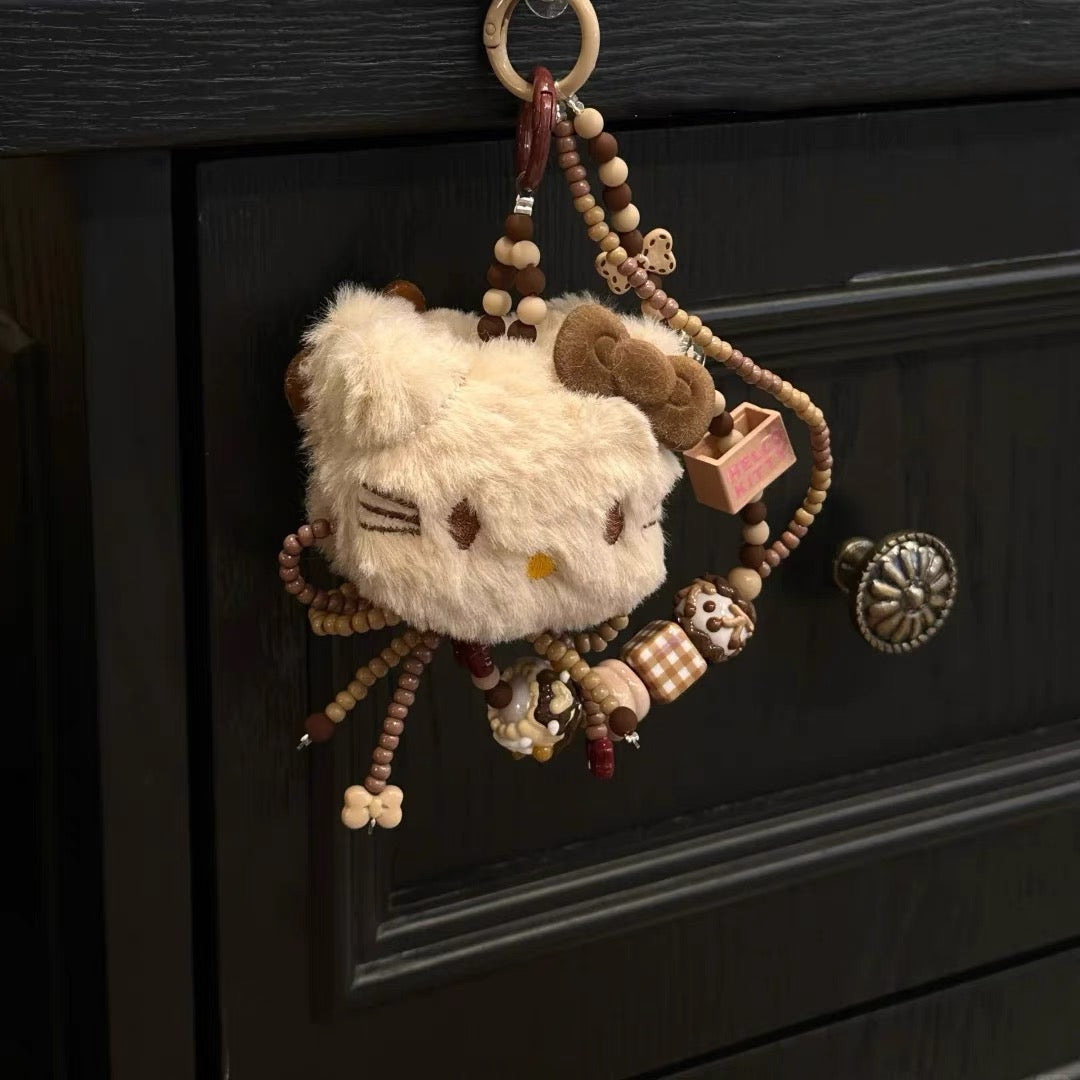 Plush HK Handmade Beaded Bag Charm & Phone Chain
