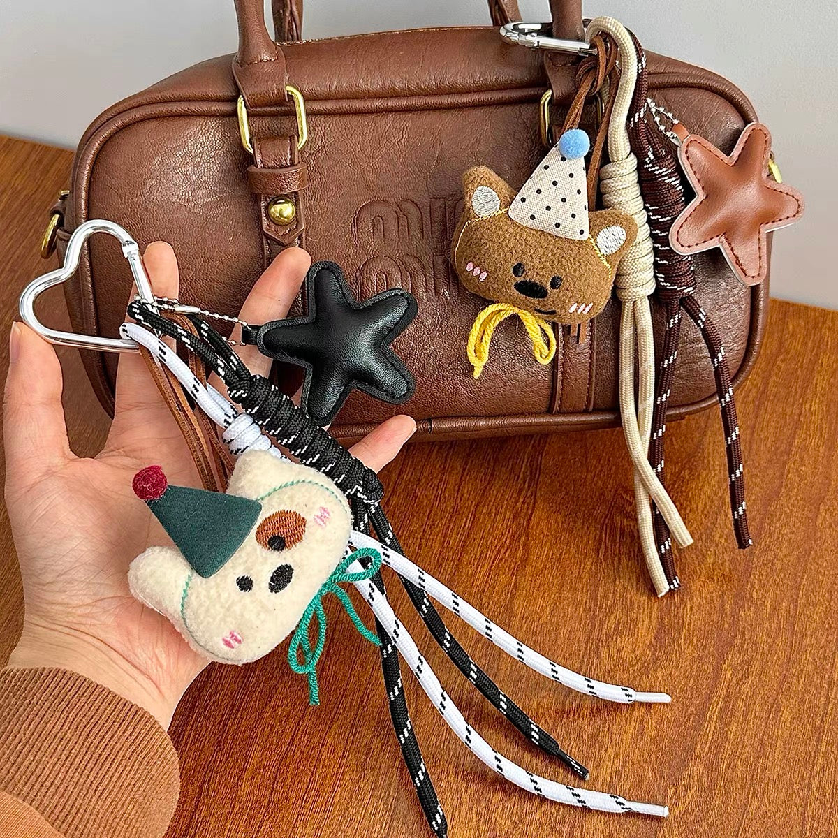 Cute Plush Puppy Bag Charm & Phone Chain