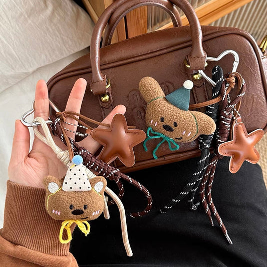 Cute Plush Puppy Bag Charm & Phone Chain
