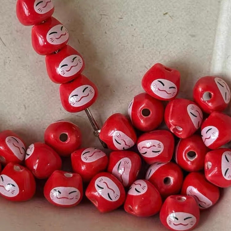 Ceramic Cat Handmade Beads