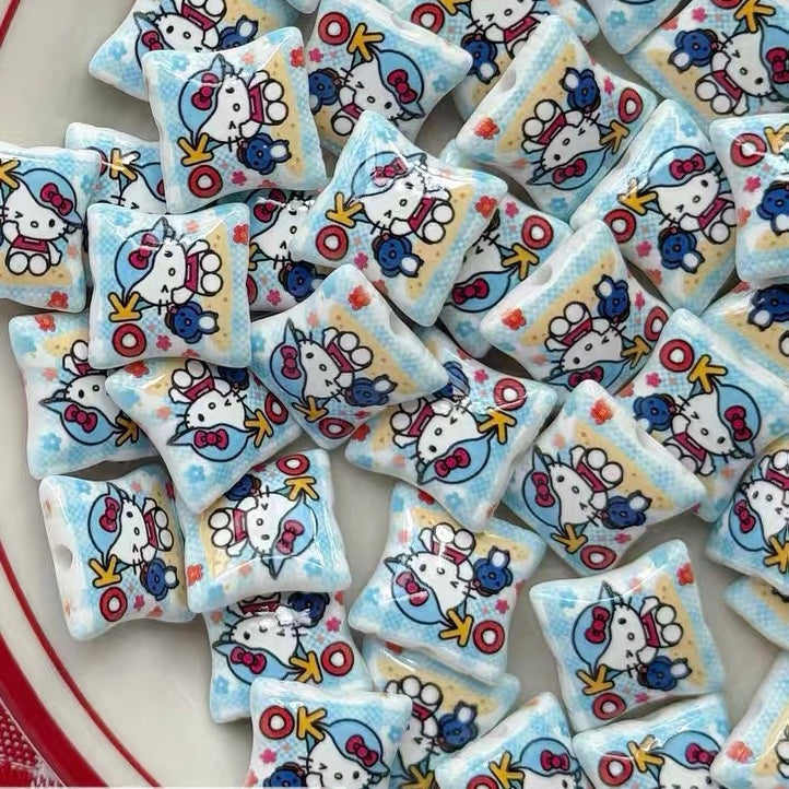 HK Potato Chip Bag Acrylic Cute Beads