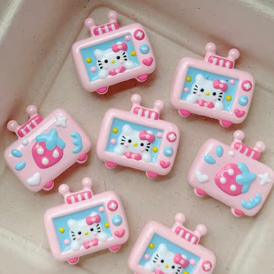 HK Acrylic Hand-Painted Beads