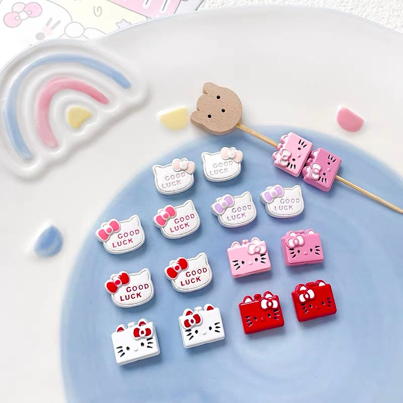 HK Colorful Enameled Alloy Beads