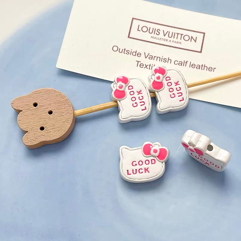 HK Colorful Enameled Alloy Beads