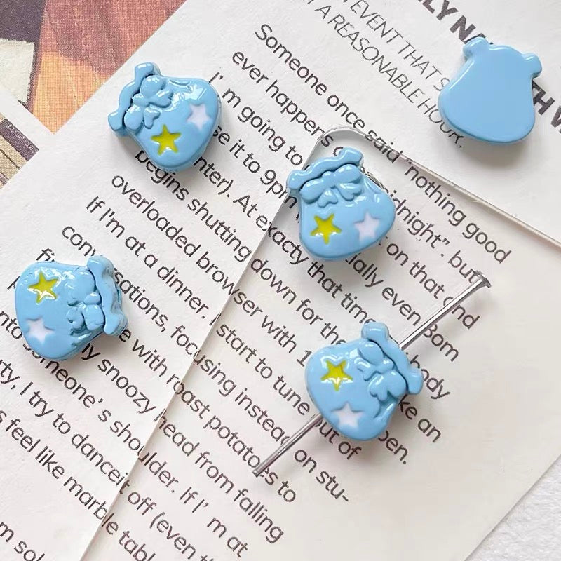 Christmas Money Pouch Alloy Enameled Beads