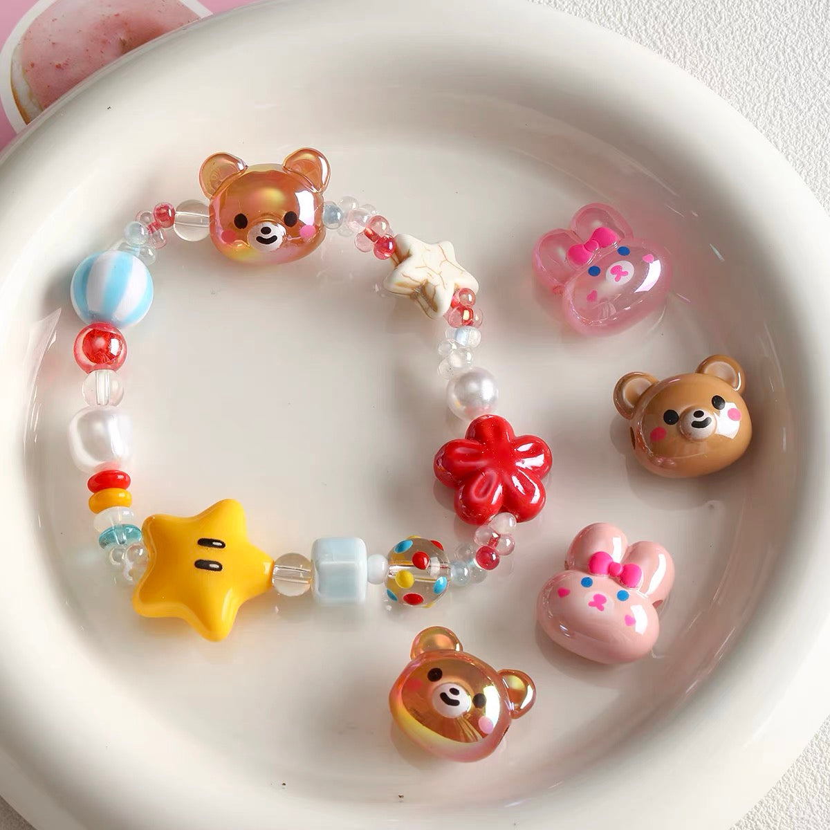 Acrylic Bear & Rabbit Beads