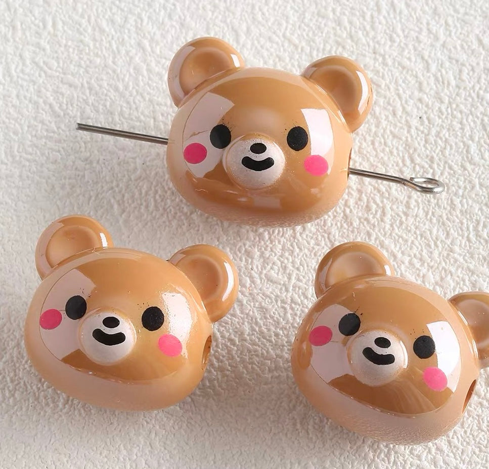 Acrylic Bear & Rabbit Beads