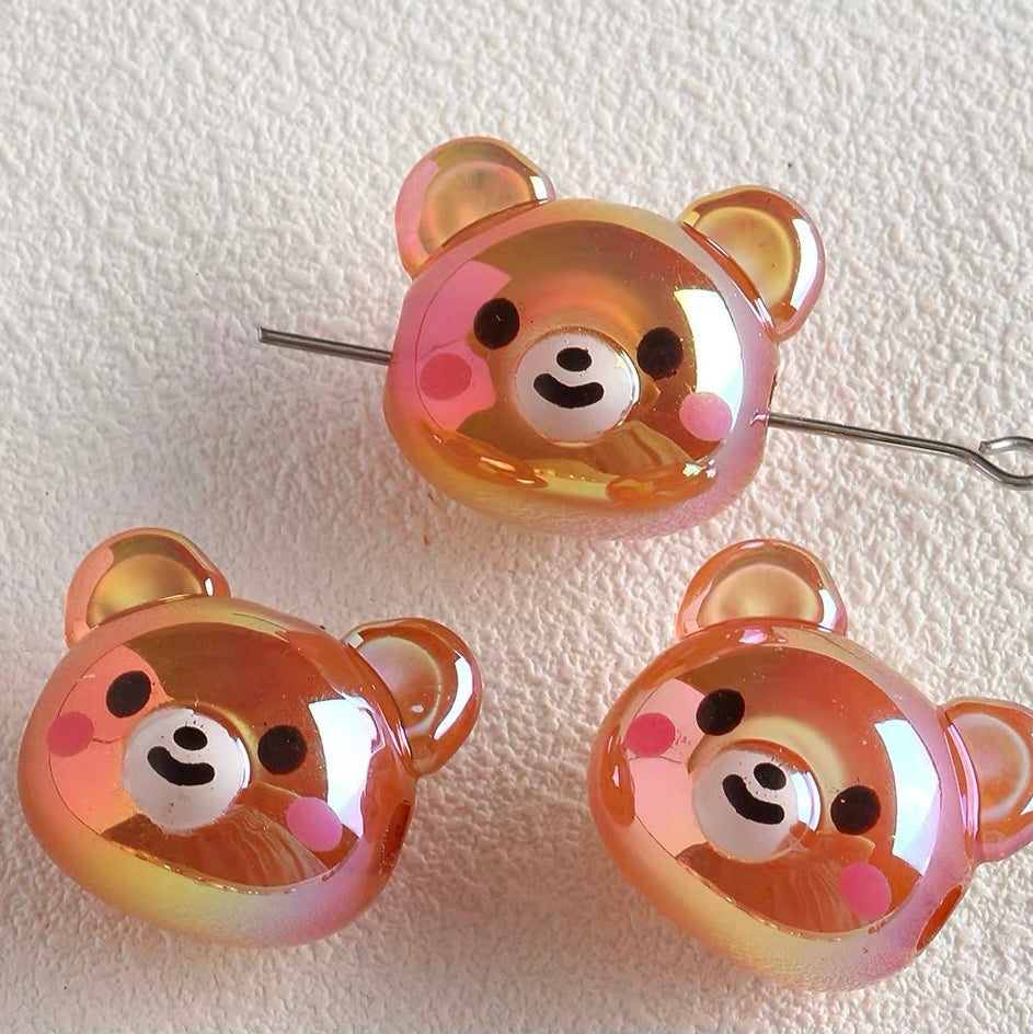 Acrylic Bear & Rabbit Beads