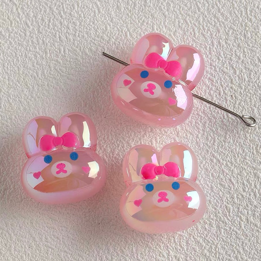 Acrylic Bear & Rabbit Beads