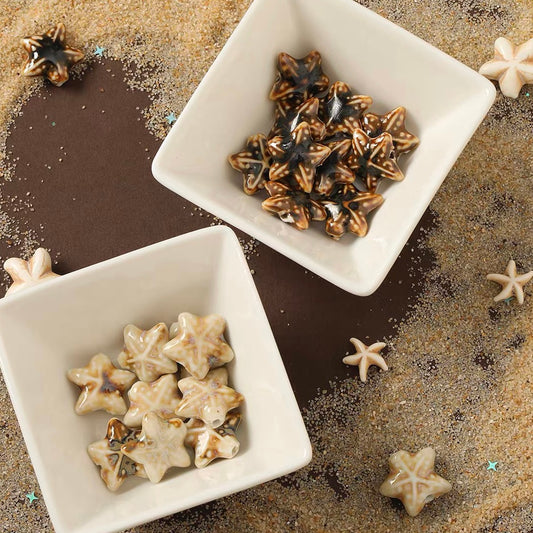 Ceramic Starfish Beads