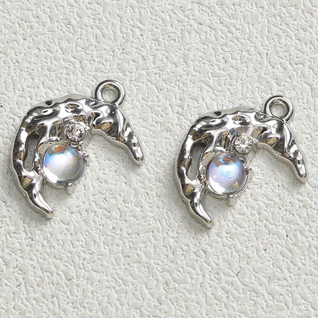 Starry Sky Series Silver Pendant Beads