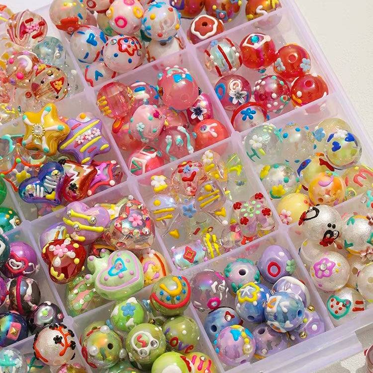 Customized Heavy-Craftsmanship Hand-Painted Beaded Strand Blind Box