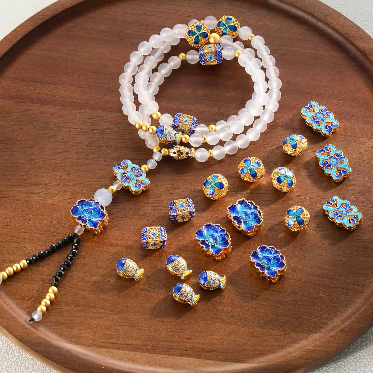 Cloisonné Enamel Pendant Beads