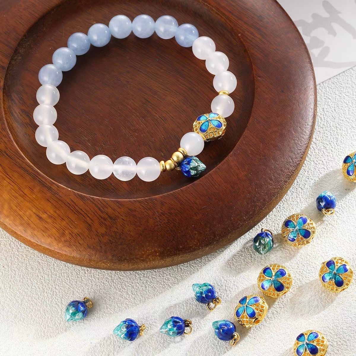 Cloisonné Enamel Pendant Beads