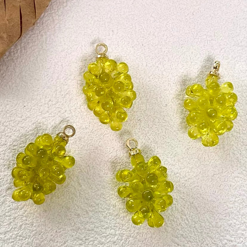 Cute & Fun Resin Fruit Pendant Beads