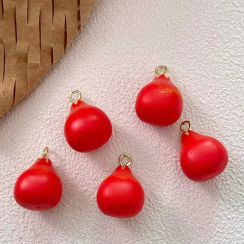 Cute & Fun Resin Fruit Pendant Beads