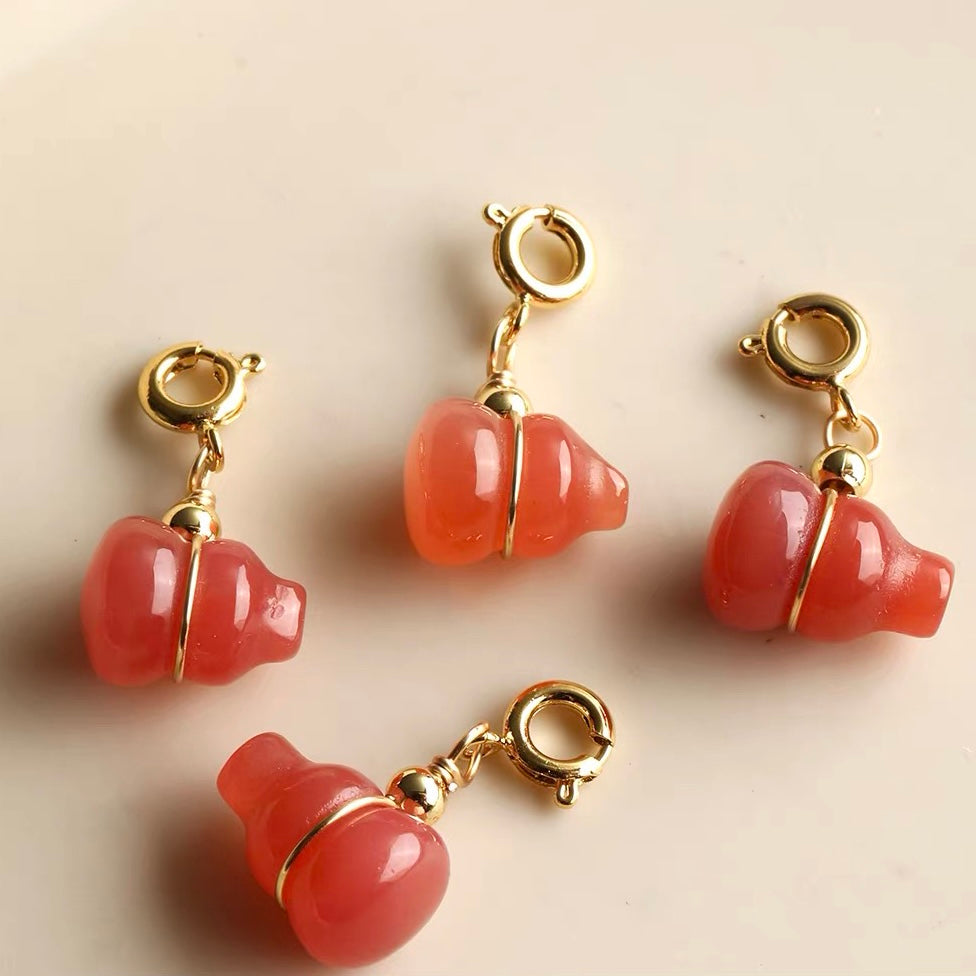 Natural Agate Pendant Beads