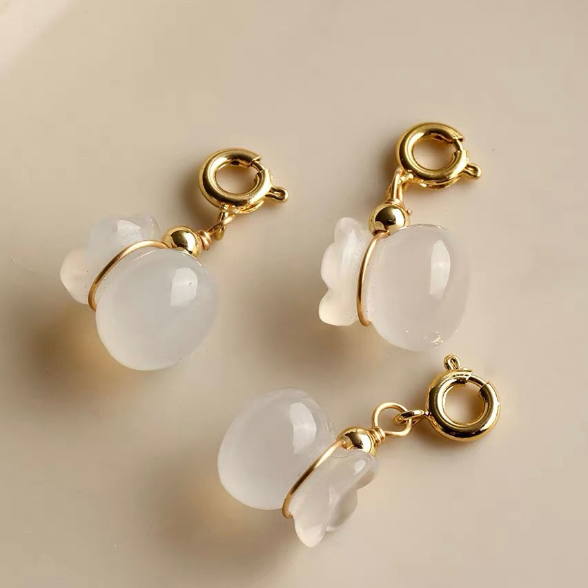 Natural Agate Pendant Beads