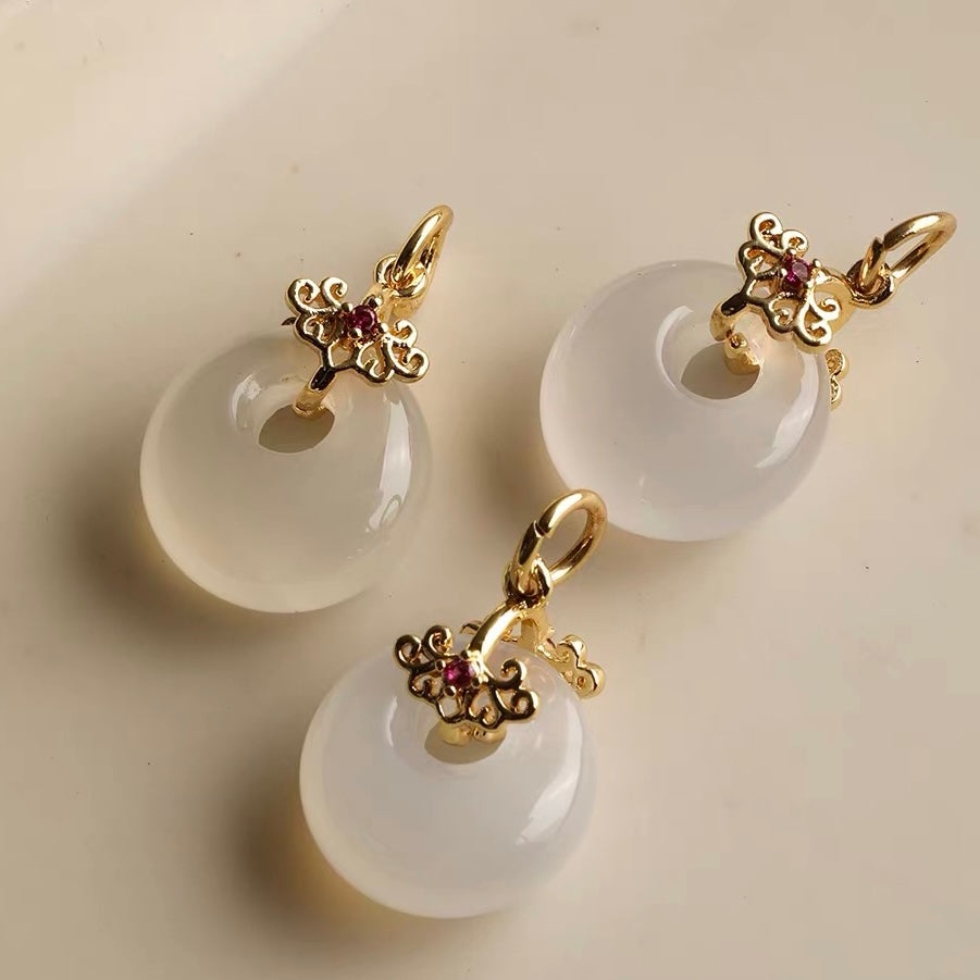 Natural Agate Pendant Beads