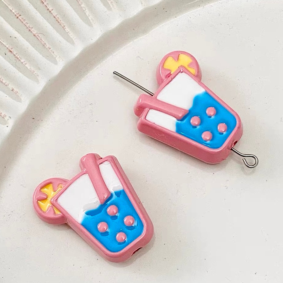 Acrylic Colorful Dripping-Oil Beverage Beads
