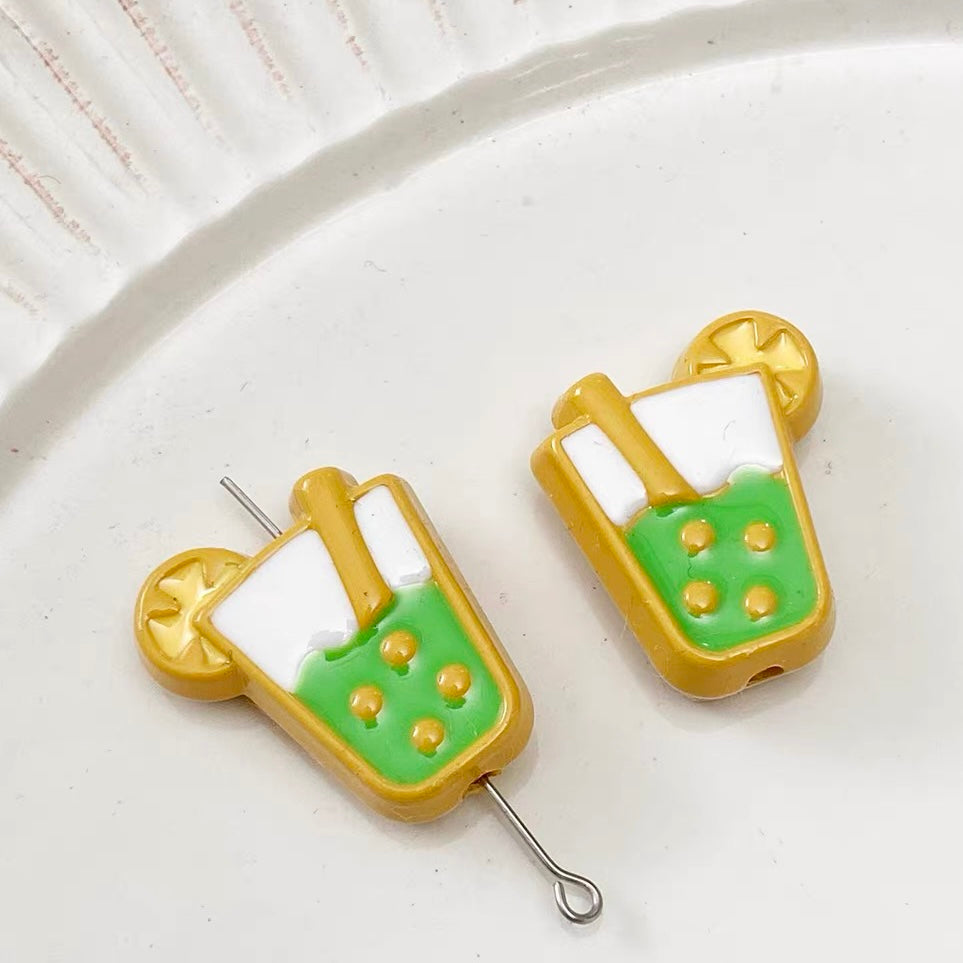 Acrylic Colorful Dripping-Oil Beverage Beads