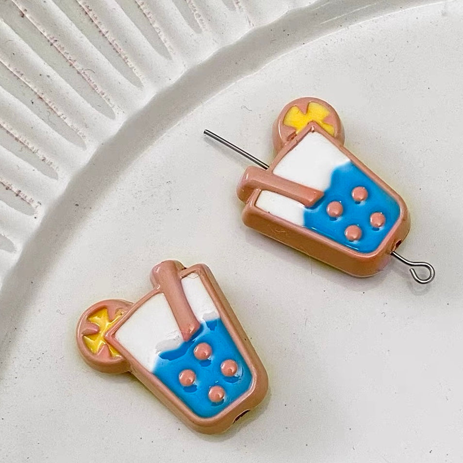 Acrylic Colorful Dripping-Oil Beverage Beads