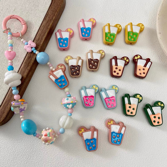 Acrylic Colorful Dripping-Oil Beverage Beads