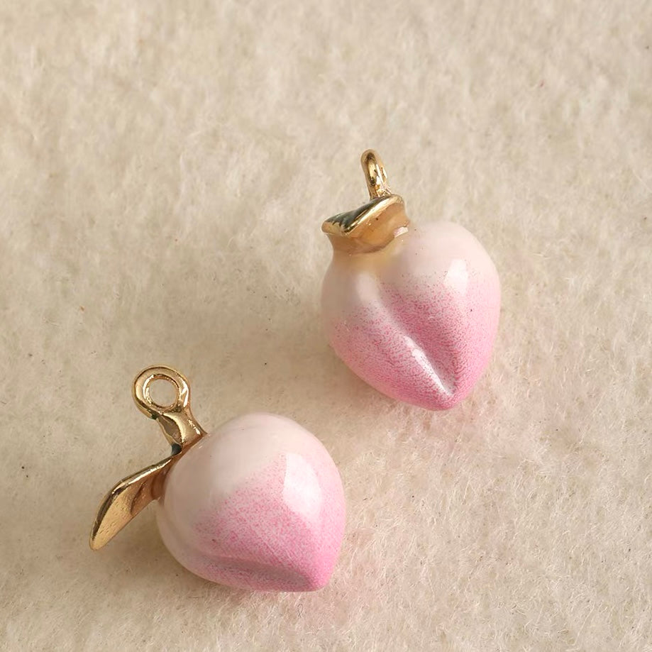 Fruit-Shaped Dripping-Oil Pendant Beads