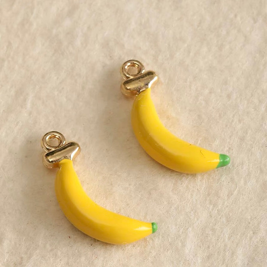 Fruit-Shaped Dripping-Oil Pendant Beads