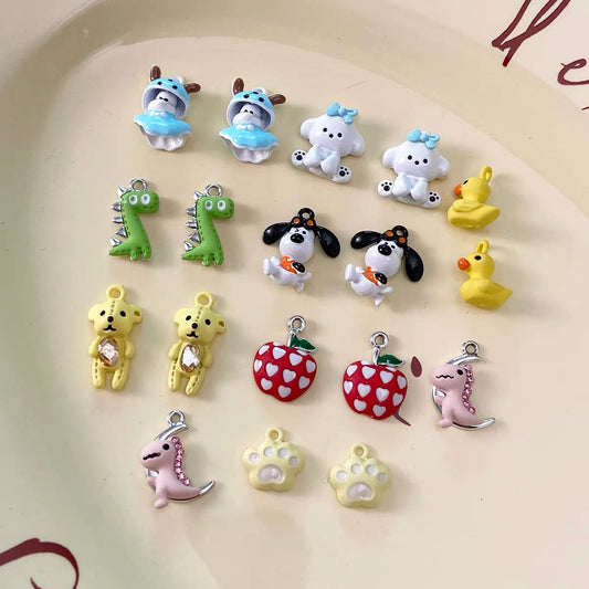 Alloy oil-drop lovely pendant beaded string