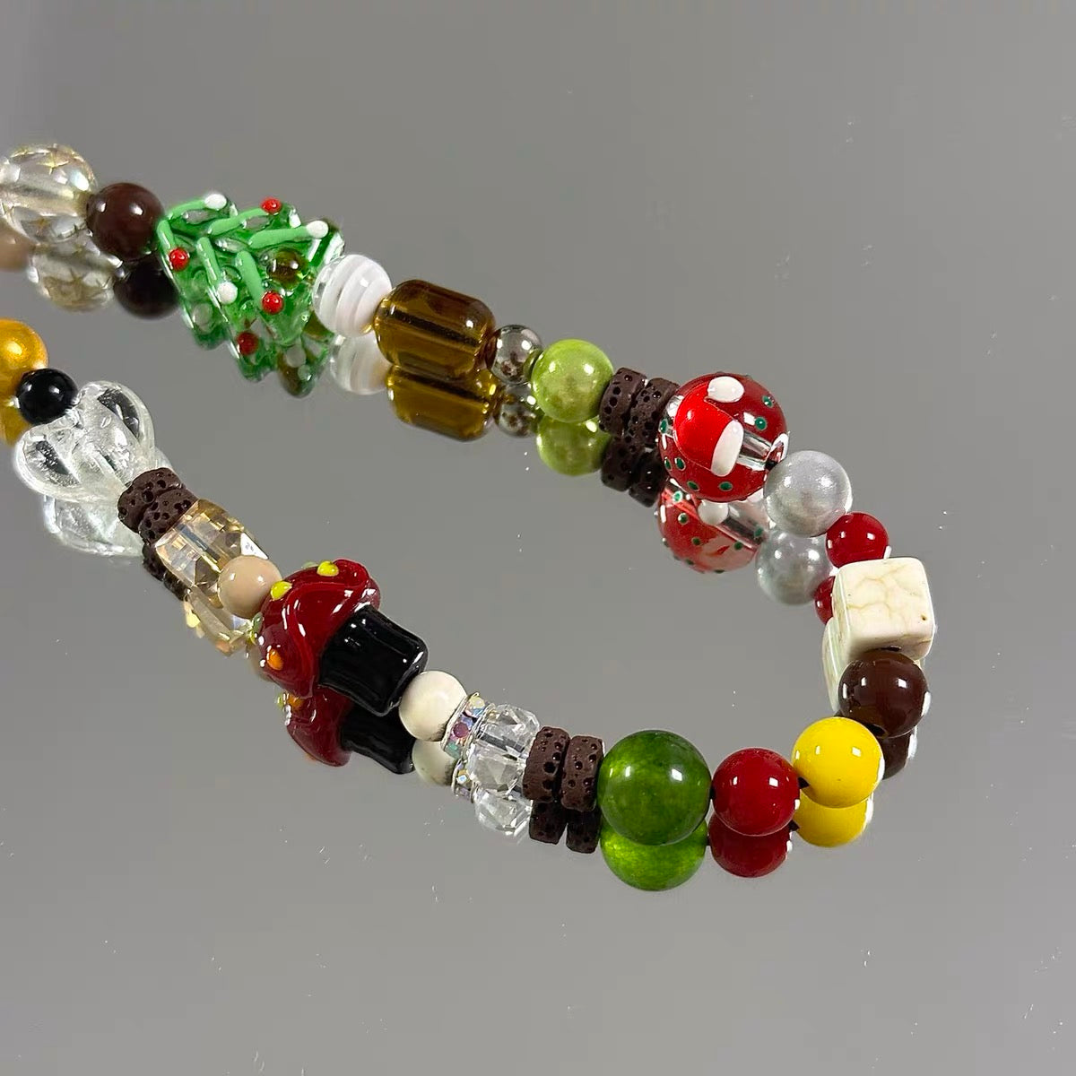 Christmas Tree & Gingerbread Man Phone Charm