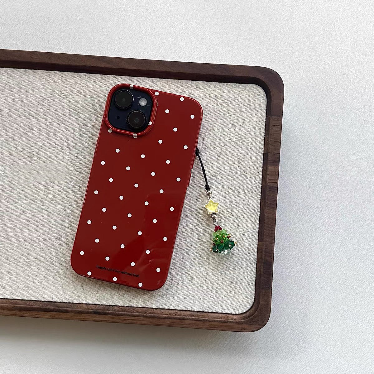 Crystal Christmas Tree Phone Pendant