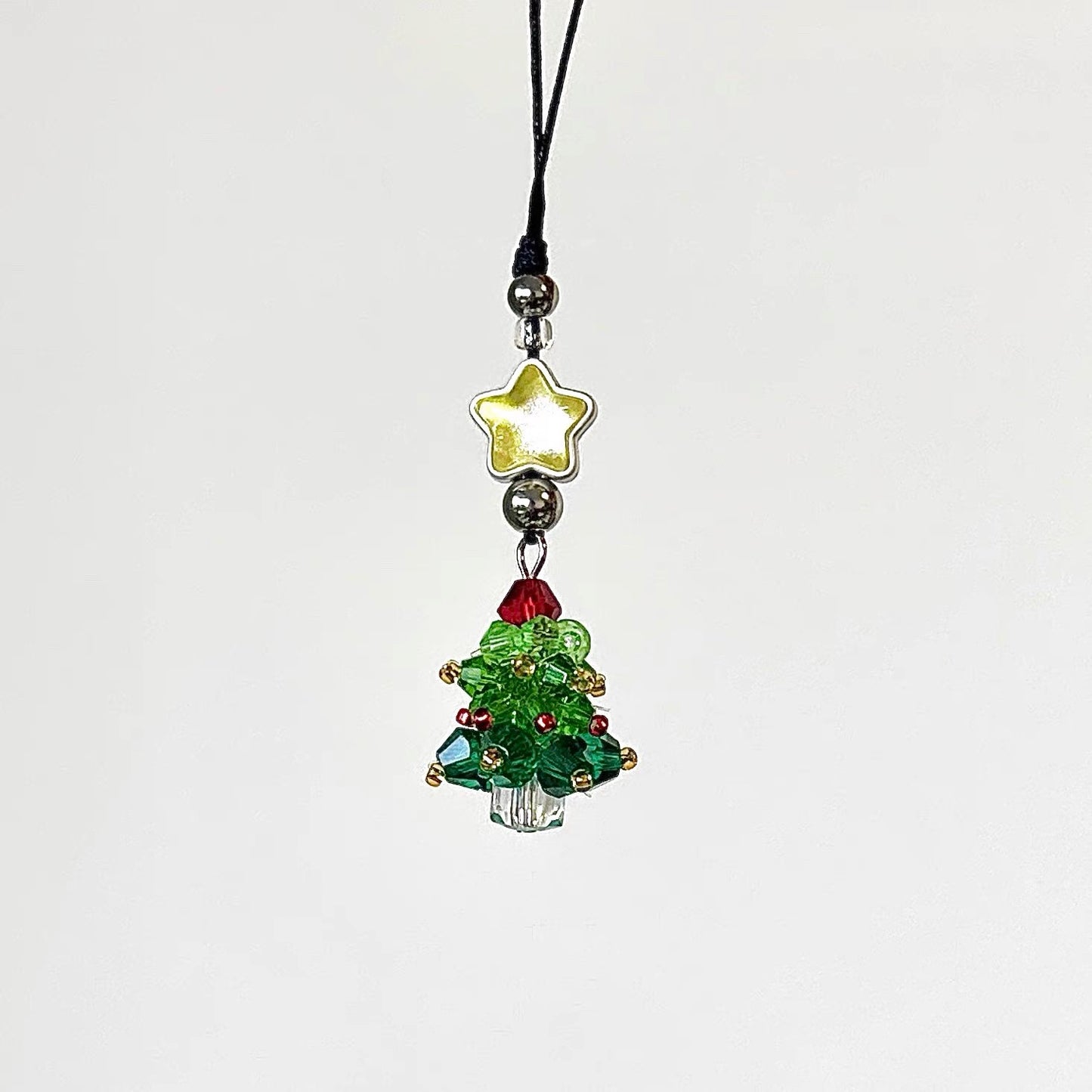 Crystal Christmas Tree Phone Pendant