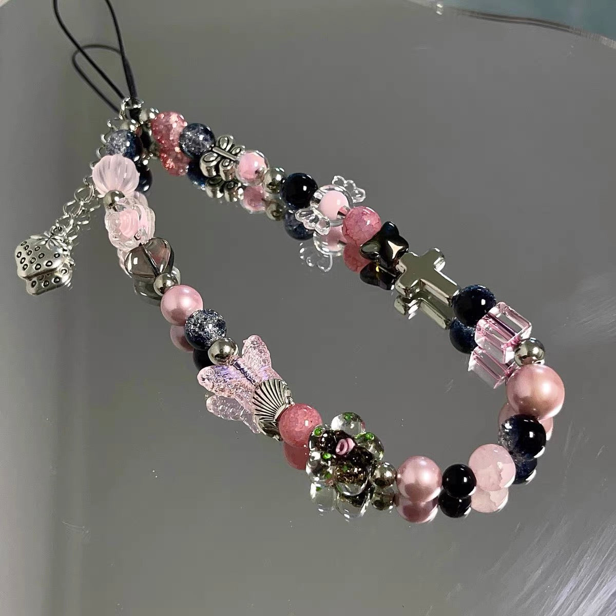 Sweet and Edgy Style Phone Charm