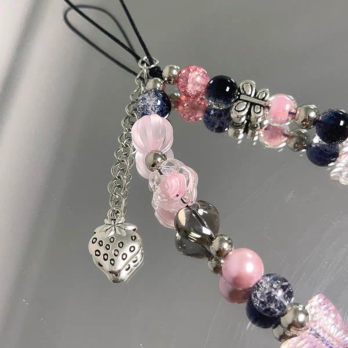 Sweet and Edgy Style Phone Charm