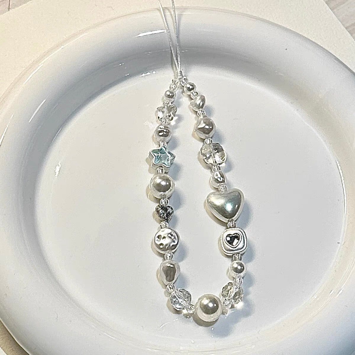 Imitation Pearl Phone Charm