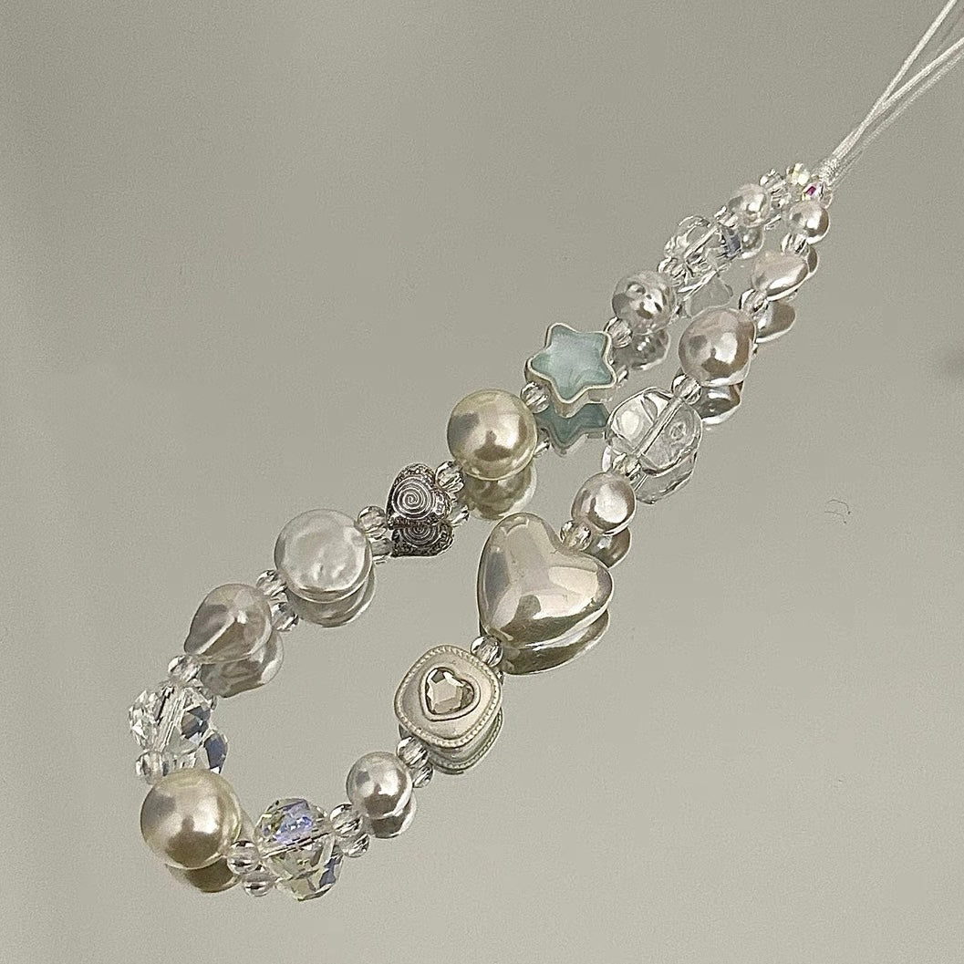 Imitation Pearl Phone Charm